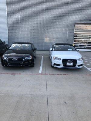 2 Audi's got cleaned so good