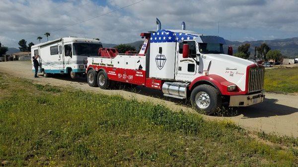 Heave Duty Motorhome Towing