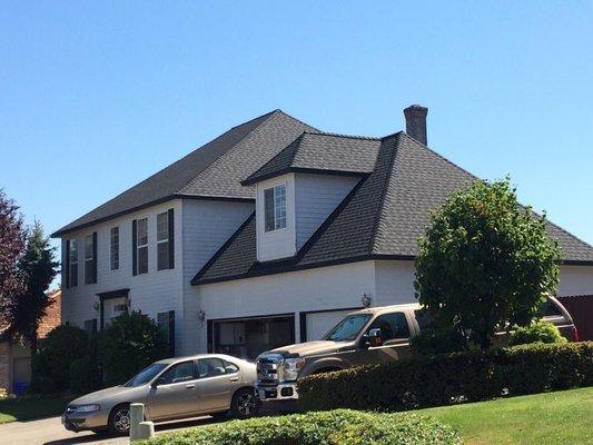 BEAUTIFUL GAF HD TIMBERLINE CHARCOAL ROOF