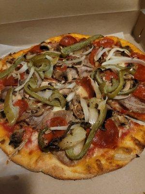 9" house special pizza