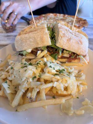 The Sorrento and truffle fries