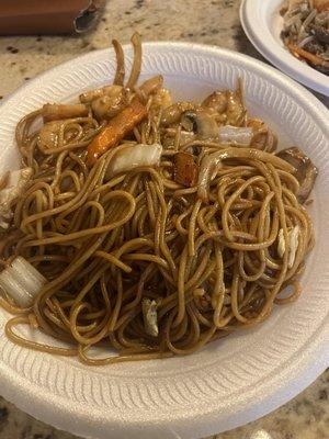 Shrimp lo mein