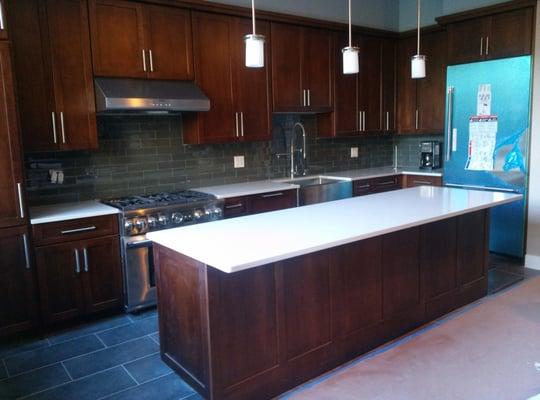 Kitchen area relocation & remodeling