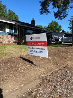 Chimney sign