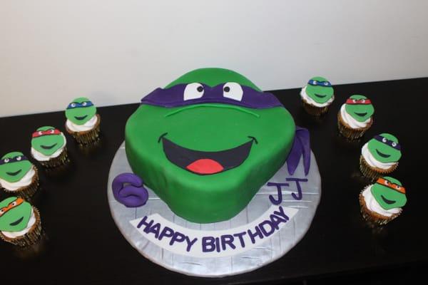 Ninja Turtle Chococlate cake