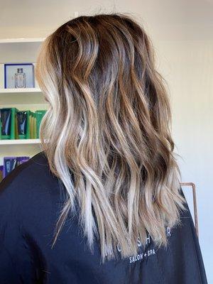 Balayage / hand painted + extensions