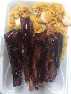 BBQ spare ribs