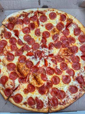 Pepperoni pizza