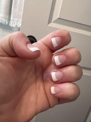 French gel mani