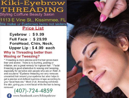 KIKI-Eyebrow Threading