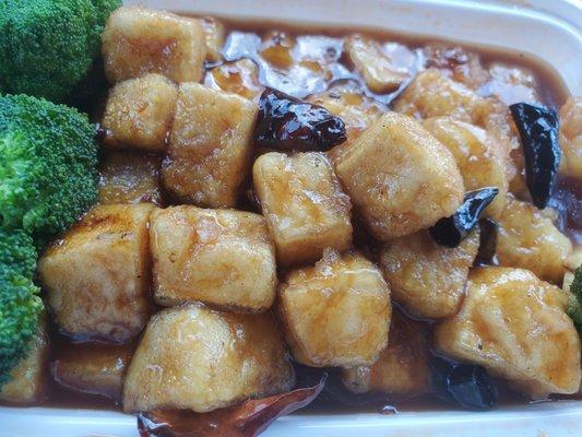 General Tso tofu