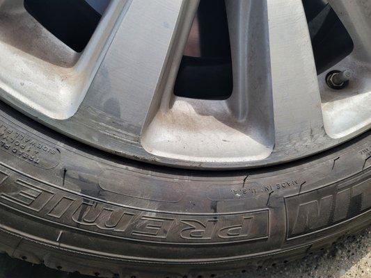 You pay less. You will get bad service. Damaged my rims