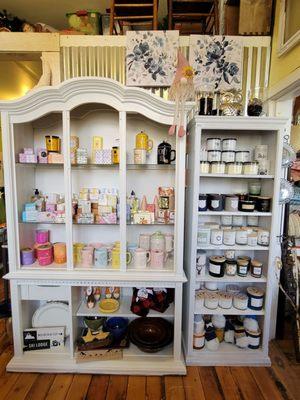 Soaps, lotions, candles