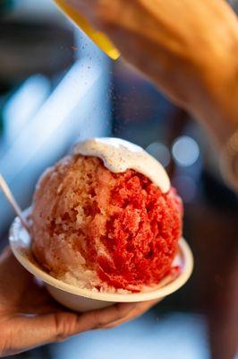 The Local Shave Ice featuring li hing mui