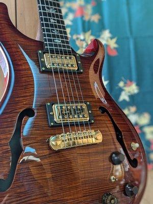 Lollartrons installed in a nice PRS hollowbody.