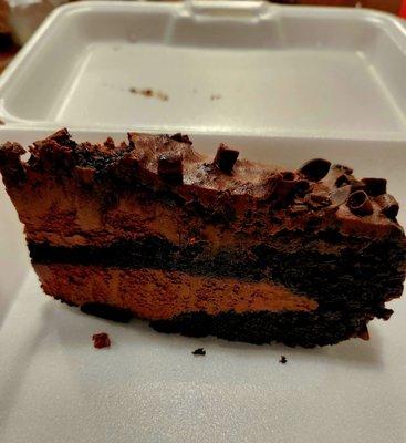 Oct 2022: $5.99 Chocolate Mousse Cake. Thin slice, but rich & delicious