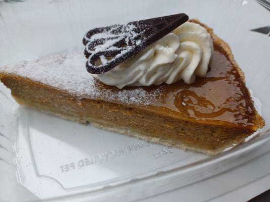 Pumpkin tart.