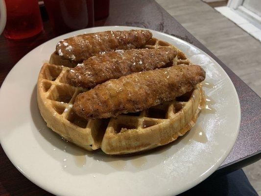 Chicken and waffles