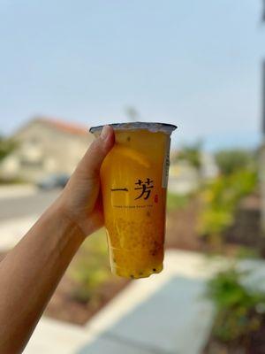 Mango Fruit Tea with Sago