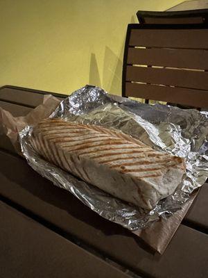 Burritos are pretty large