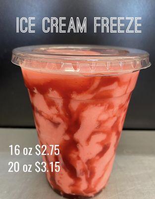 Red Raspberry Freeze, perfect drink for any hot day.