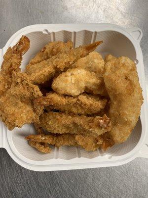 Fried baby shrimp