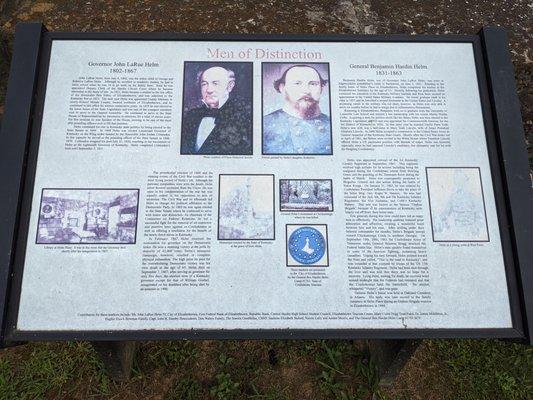 History of the Helm family, Elizabethtown KY