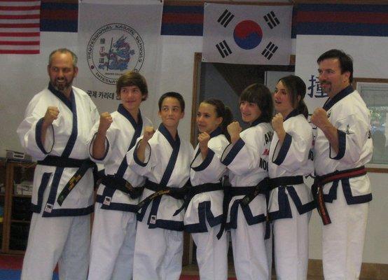 Scot & 5 kids earn Black Belt