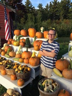 Ear to ear smiles after Apple picking!