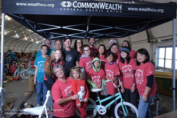 Big Bike Build 2018, Common Wealth Credit Union