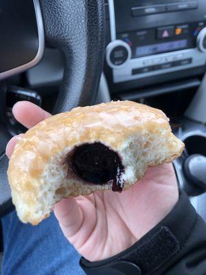 Blueberry Filled Donut