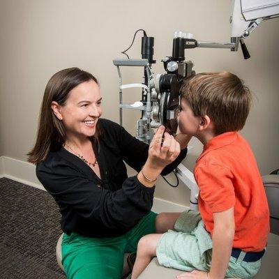 Our Pediatric Ophthalmologist, Dr. Alison Smith, is a ROCKSTAR when it comes to the care and safety of your little ones vision.