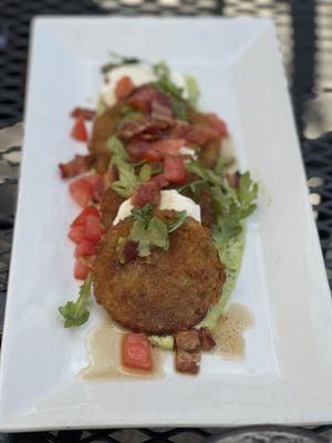 Fried green tomatoes