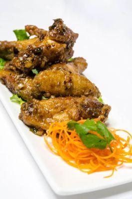 Maprow Wings- crispy, savory  and with a little heat