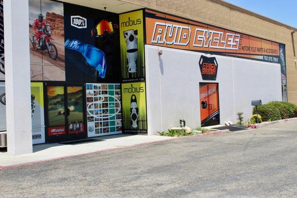 Front of our retail storefront on Industrial Blvd in Victorville