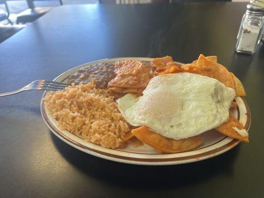 Delicious chilaquiles!!!  New place to visit for sure.