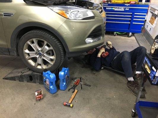 Liquimoly oil change!