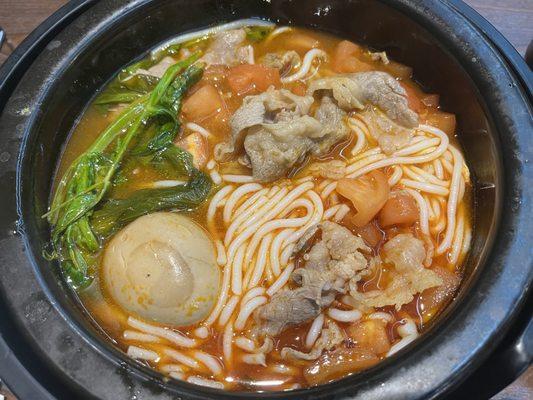 1. Tomato Beef Slices Rice Noodles