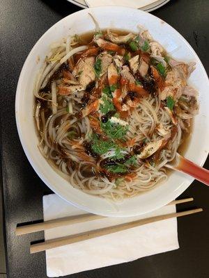 Vietnamese chicken noodle pho