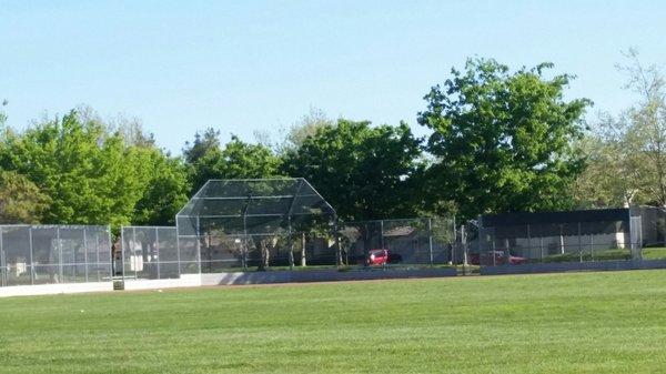 1 of 2 baseball diamonds