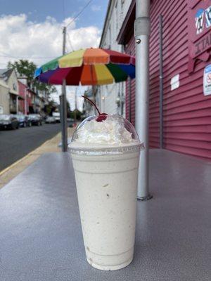 Rice pudding milkshake