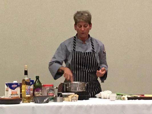 Risotto demo class at the WPL!