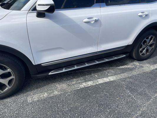 Kia telluride side bar