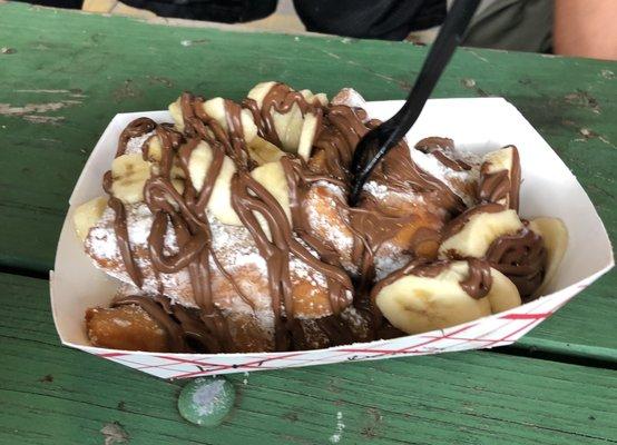 Banana and Nutella beignets from Sweet Sammy Jane's