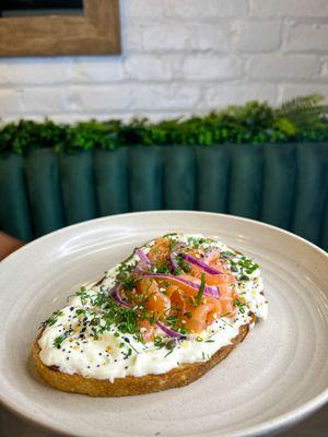 Smoked Salmon Toast