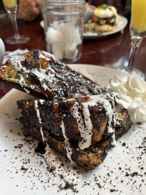 Oreo Stuffed French Toast