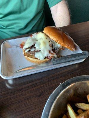 Bacon Mushroom Swiss Burger