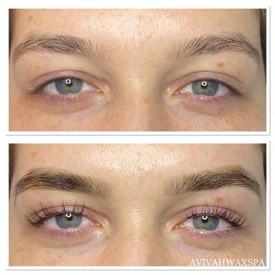 Keratin Lash Lift & Tint with Eyebrow Wax & Tint