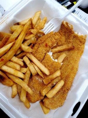 Catfish and fries