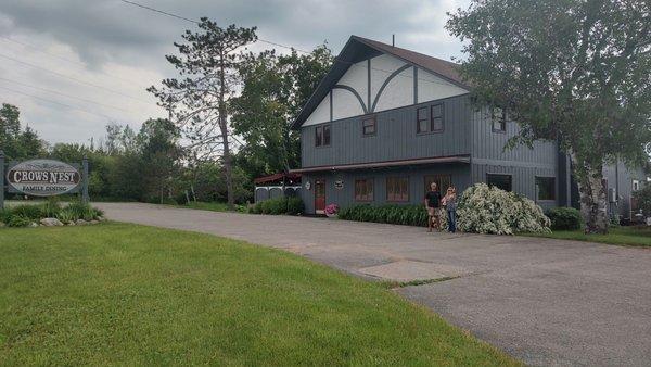 Street view of the Crow's Nest.  Hard to find but worth the effort